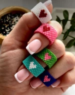 Miyuki Ring – Colorful Love - Pink