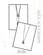 Silver Drop Necklace Charm 2026