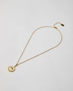 Golden Shell Medallion Necklace