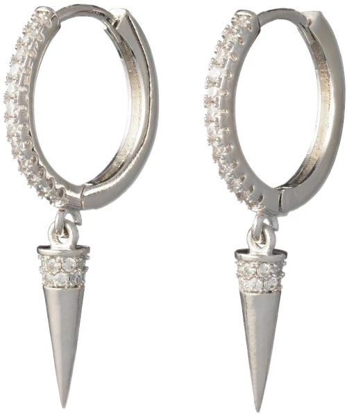 Drops - Rhodium Plated
