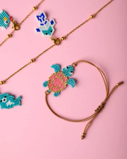 Miyuki Cuties - Turtle Bracelet