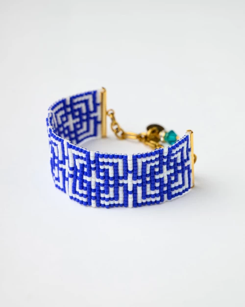 Miyuki Bracelet Aegean Maze