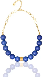 Dynamic Blue Agate Necklace