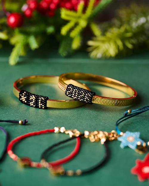 Festive 26 Gold Bangle - Star 26