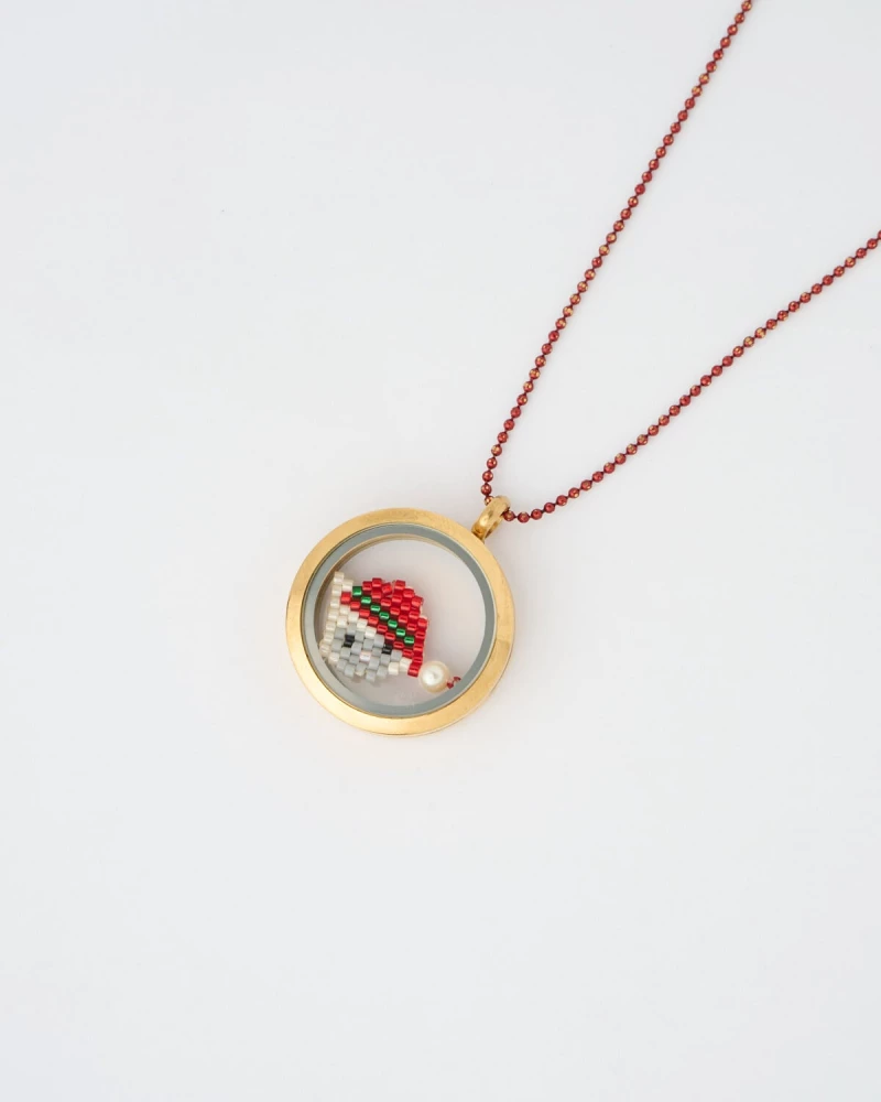 Festive Miyuki Memory Locket Necklace