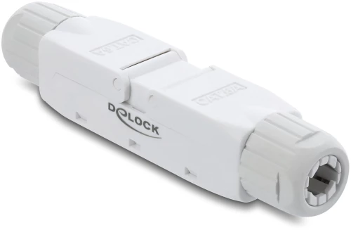 DELOCK σύνδεσμος LSA 91126, CAT 6A unshielded, tool-free, λευκός