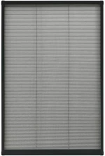 vidaXL Σήτα Παραθύρου Πλισέ Ανθρακί 80 x 160 εκ. από Αλουμίνιο
