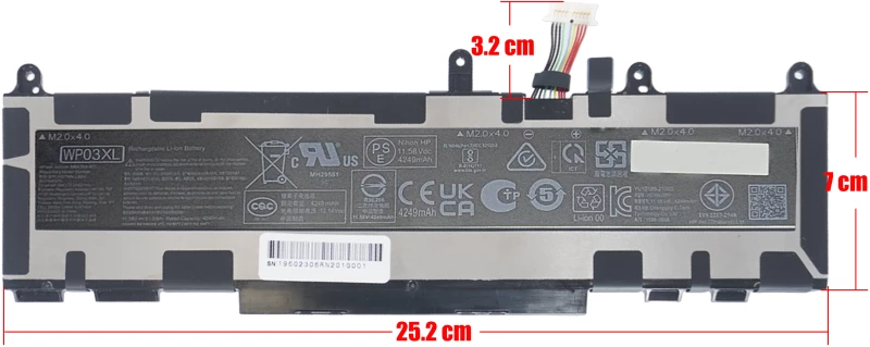 Μπαταρία Laptop - Battery για HP	EliteBook 865 G9 WP03XL( Κωδ.1-BAT0567 )