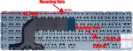 Πληκτρολόγιο Laptop   HP	17-e030sv gcn057e1 // 720670-151 us noframe keyboard(40281USNOFRAME)