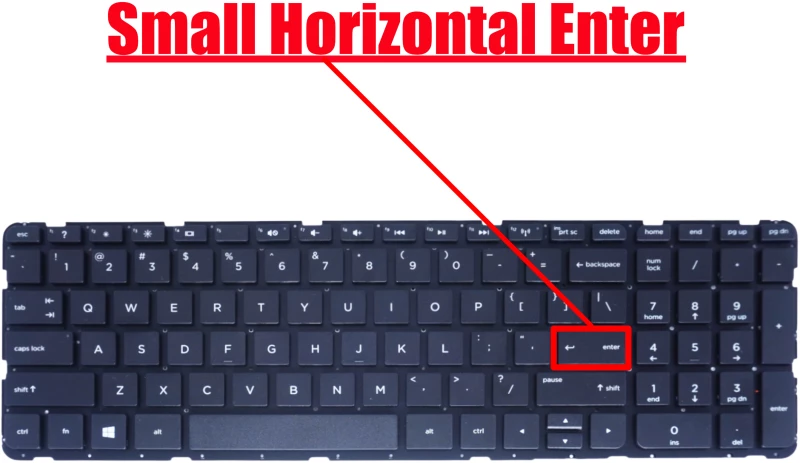 Πληκτρολόγιο Laptop   HP	17-e030sv gcn057e1 // 720670-151 us noframe keyboard(40281USNOFRAME)