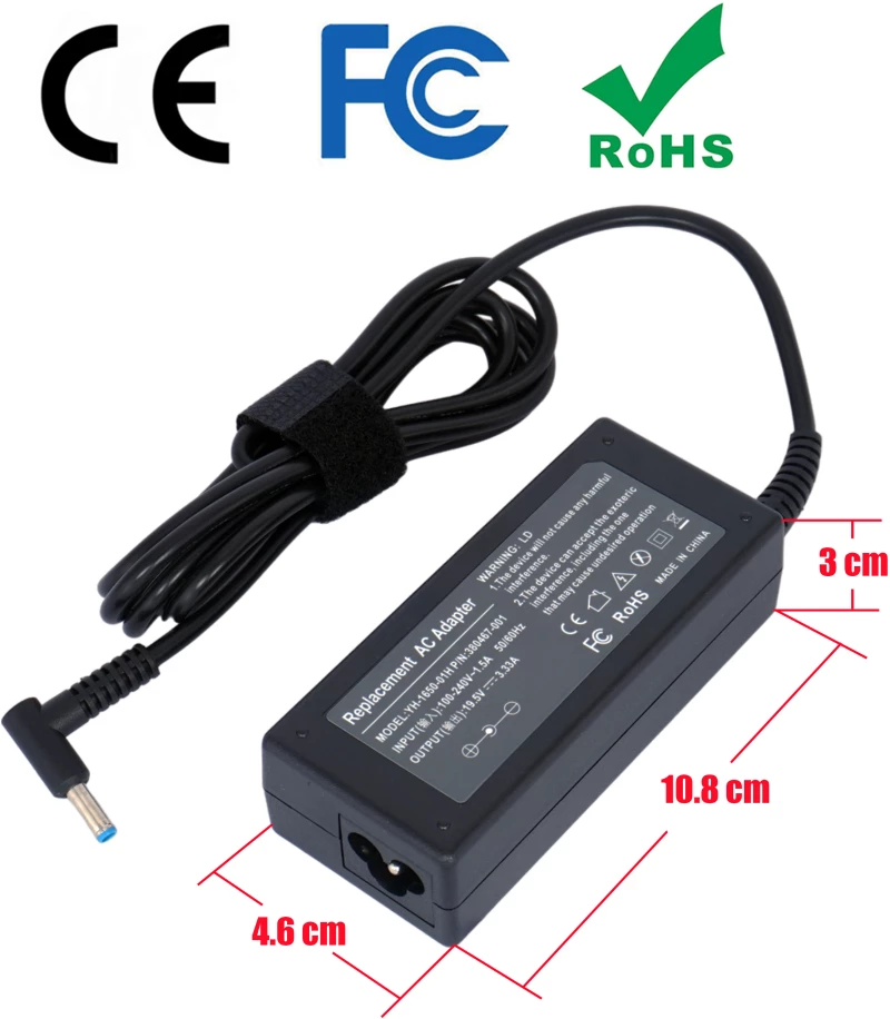AC Adapter - Φορτιστής for  HP	15-CS0008NV  854055-002   - (Κωδ.60092)