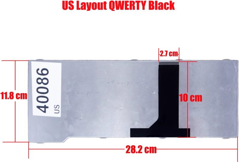 Πληκτρολόγιο για Fujitsu PA3515/PA3553 US ( Κωδ.40086US )
