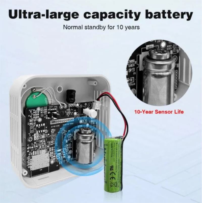 Ανιχνευτής Καπνού - Carbon Monoxide Smoke Detector ‎‎EN50291 Y100A-CR ( Κωδ.1-PER0057 )