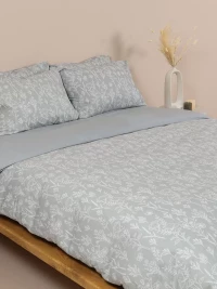 Παπλωματοθήκη Cotton Feelings 2050 Grey Μονή (170×250) - -
