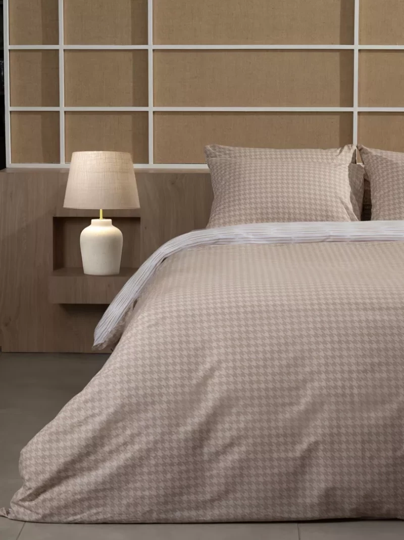 Παπλωματοθήκη Cotton Feelings 2064 Beige Διπλή (200x250) - -