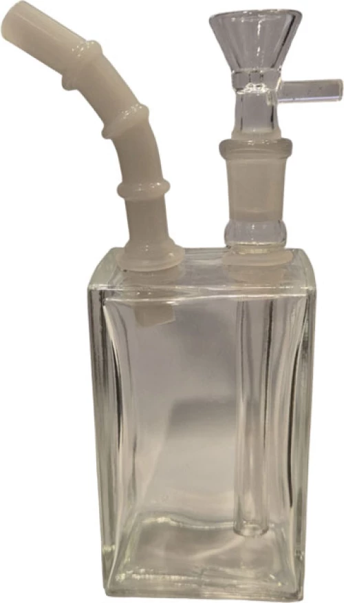 Γυάλινο Bong Square 17cm - 73318
