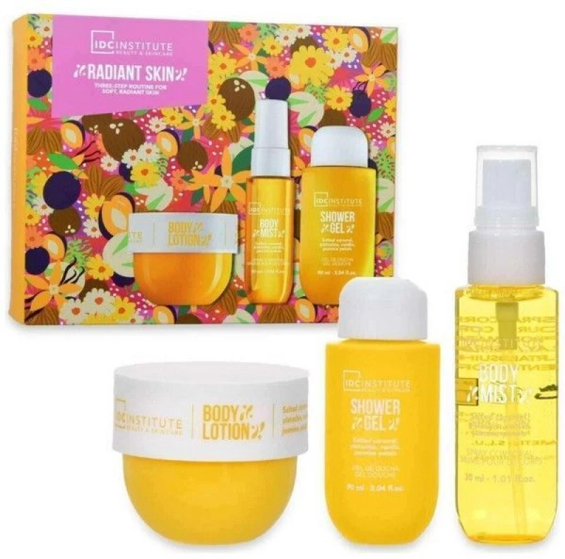 IDC Institute Radiant Skin Glow Body Ritual Set 3τμχ