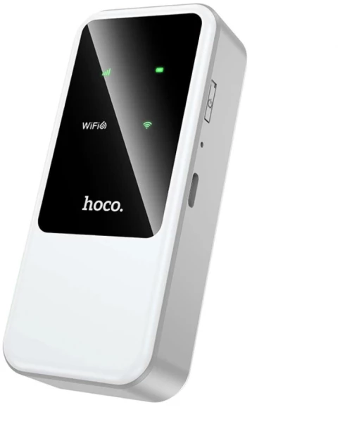 Φορητό Wifi Router Hoco HI42 4G Wifi6 150Mbps 2.4GHz 2000mAh Λευκό