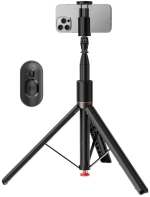 Selfie Stick/Τρίποδο Acefast E3 για Συσκευές 4.5"-7.0" Επεκτεινόμενο έως 1.77m με Τηλεχειριστήριο Μαύρο