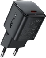 Φορτιστής Ταξιδίου Acefast A117 Mini Fast Charging USB-C PD20W 3A GaN Μαύρος
