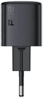 Φορτιστής Ταξιδίου Acefast A117 Mini Fast Charging USB-C PD20W 3A GaN Μαύρος