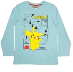 Μπλούζα μακρυμάνικη αγόρι "Pokémon Pikachu #025 " γαλάζια