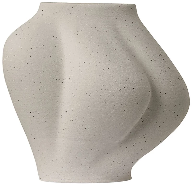 Βάζο Saltare Small Φ15x25cm Cream Aytm Κεραμικό