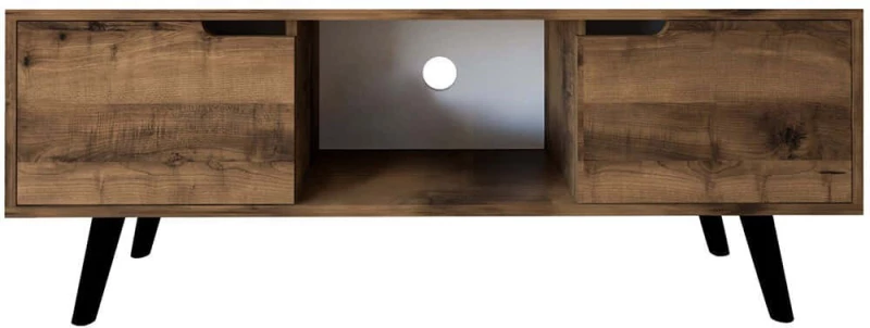 Έπιπλο Τηλεόρασης Siena 469ORN1717 139,7x29,7x53cm Walnut