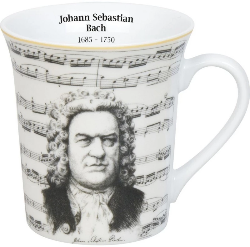 Κούπα Bach Composers Music 1111002938 410ml White Konitz Πορσελάνη