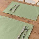 Σουπλά Leilani 10 (Σετ 4τμχ) 33X45 Green Kentia 100% Βαμβάκι