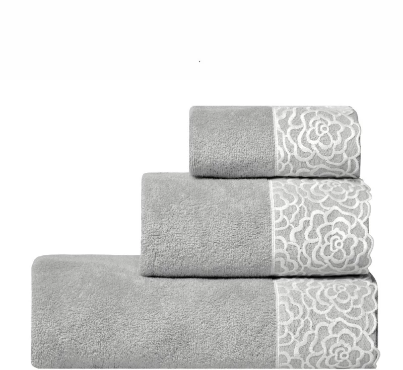 Πετσέτες Starlight 22 (Σετ 3τμχ) Grey Kentia Σετ Πετσέτες 70x140cm 100% Βαμβάκι