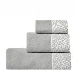 Πετσέτες Starlight 22 (Σετ 3τμχ) Grey Kentia Σετ Πετσέτες 70x140cm 100% Βαμβάκι
