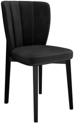 Καρέκλα Bene S106 162725979 49,5x55x84cm Black Ξύλο,Ύφασμα