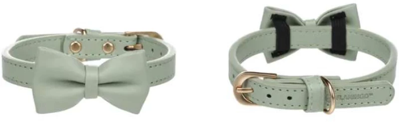 Flamingo Κολάρο Σκύλου Collar with Bow Tie Nela Mint S 15mm x 29-35cm