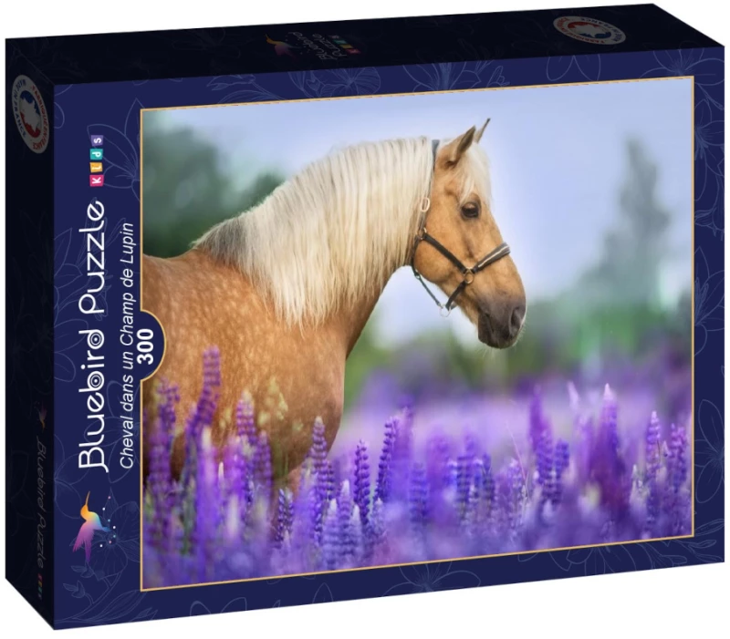 Bluebird Puzzle Cheval dans un Champ de Lupin 300 τεμάχια 90281