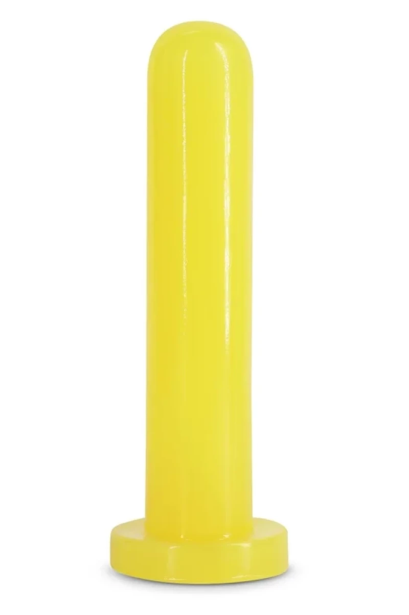 Firefly Thrill - Ομοίωμα Glow in the Dark με Βεντούζα - Κίτρινο - 20 cm