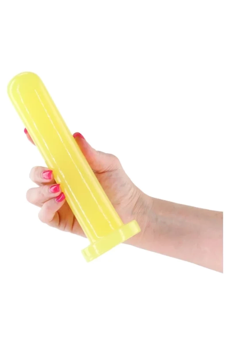 Firefly Thrill - Ομοίωμα Glow in the Dark με Βεντούζα - Κίτρινο - 20 cm