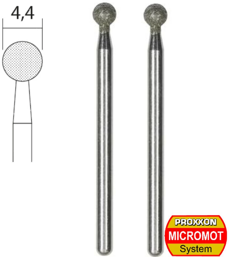 Proxxon 28226 Φρεζάκι διαμαντέ Φ4,4mm 2τεμ