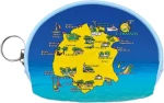Πορτοφόλι Souvenir μπρελόκ mini - PVC - Thassos - 10*8*3cm - 871774