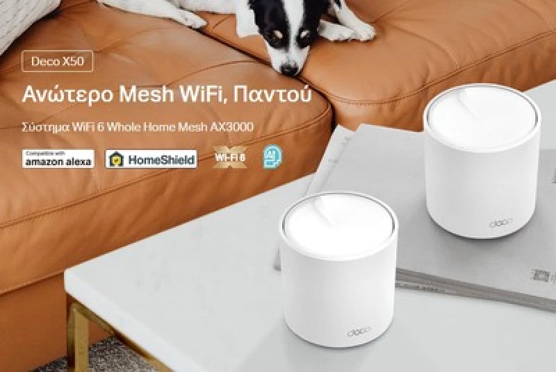 TP-LINK Home Mesh WiFi 6 System Deco X50, 3000Mbps AX3000, V1.0 - 4897098687062