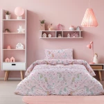 Beauty Home Σετ κουβερλί μονό Candy Art 6328 160x230 Ροζ