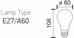 ΛΑΜΠΤΗΡAΣ E27FILAMENT 10W 6090