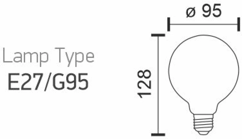 ΛΑΜΠΤΗΡAΣ E27 FILAMENT 12W 6098