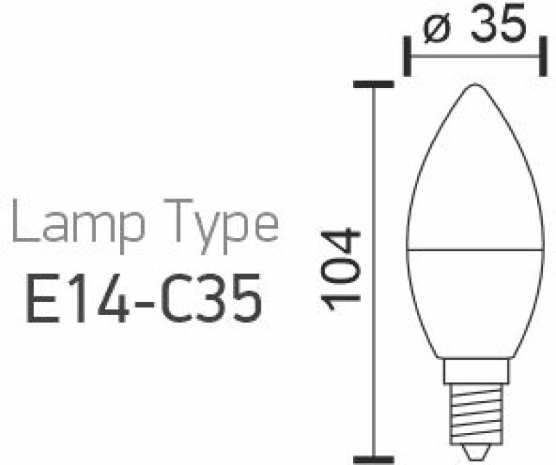 ΛΑΜΠΤΗΡAΣ E14 FILAMENT 7W 6089