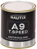 Υφαλόχρωμα Καρινών και Τιμονιών NAUTIX Α9Τ.Speed 0,75ltr - Orange Fluo