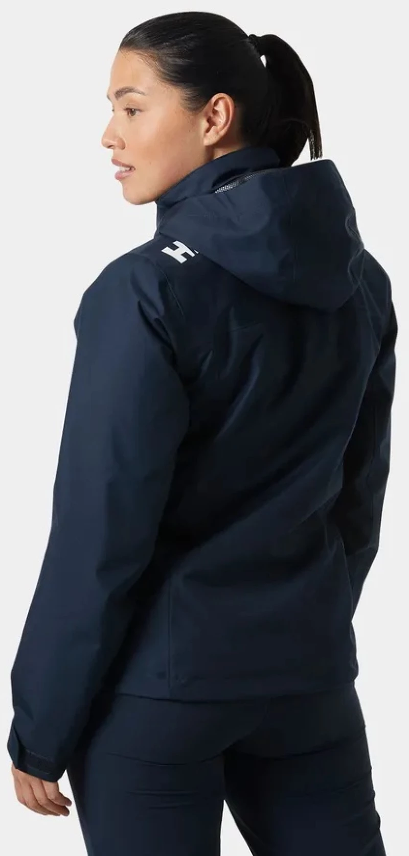 Helly Hansen Crew Hooded Midlayer Sailing Jacket 2.0 Navy Μπουφάν Γυναικείο Χειμωνιάτικο