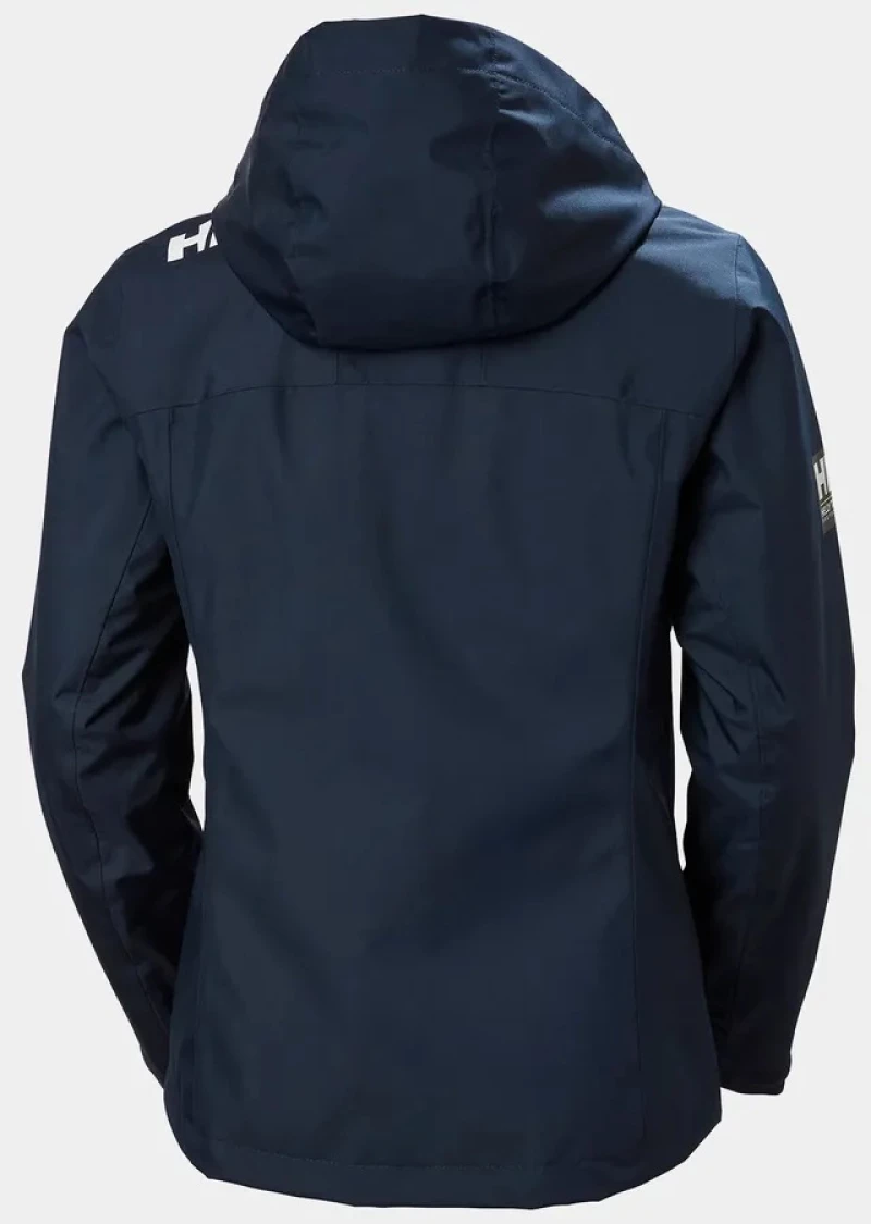 Helly Hansen Crew Hooded Midlayer Sailing Jacket 2.0 Navy Μπουφάν Γυναικείο Χειμωνιάτικο