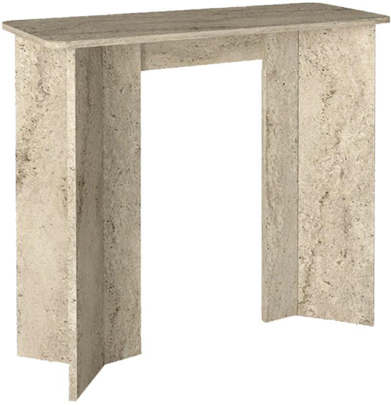 Κονσόλα Mara χρώμα travertine 90x29,6x91,8εκ.