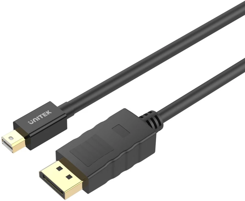 UNITEK Y-C611BK DisplayPort cable 2 m Mini DisplayPort Black