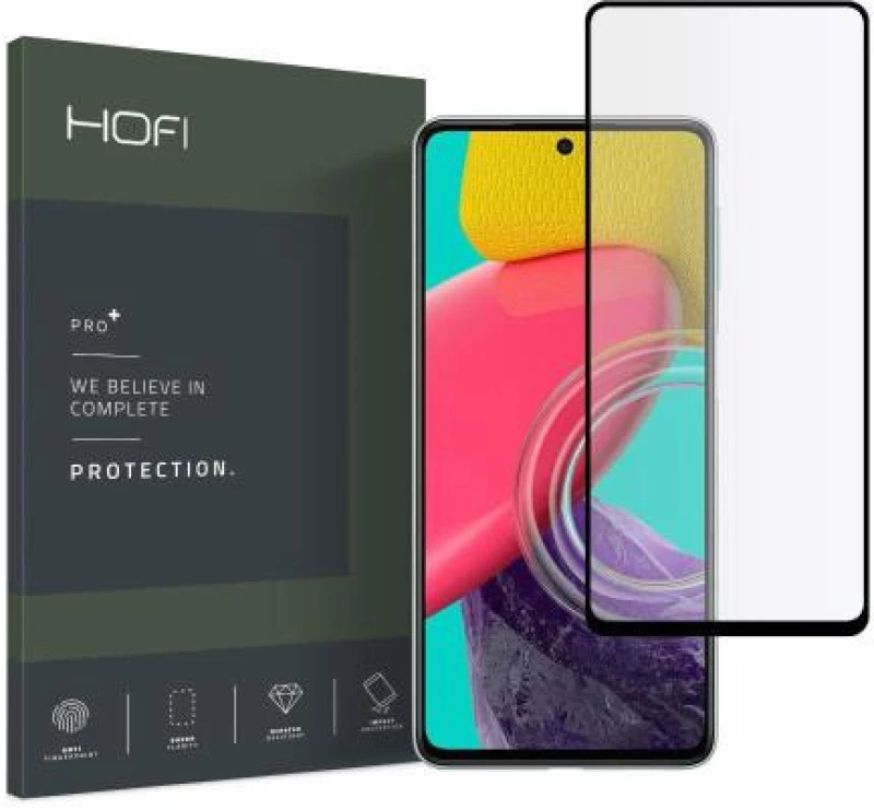 Tempered Glass Full Face Hofi Pro+ Samsung M536B Galaxy M53 5G Μαύρο (1 τεμ.)